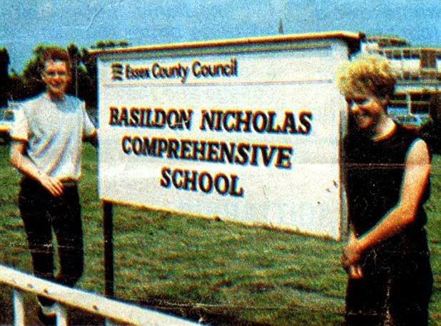 Martin Gore and Andy Fletcher in Basildon